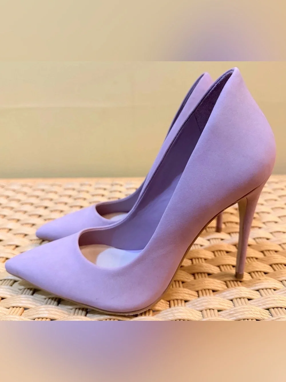Aldo Classic Pointed-Toe Stiletto Pumps in Dusty Pink Size 6.5